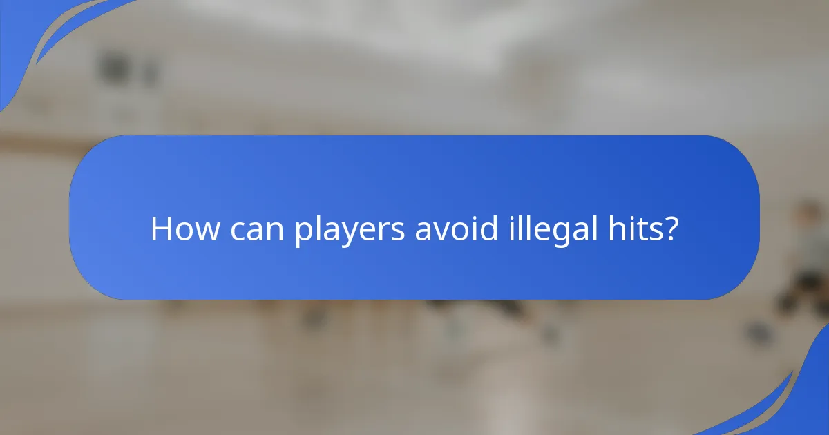 Kako igrači mogu izbjeći nelegalne udarce?